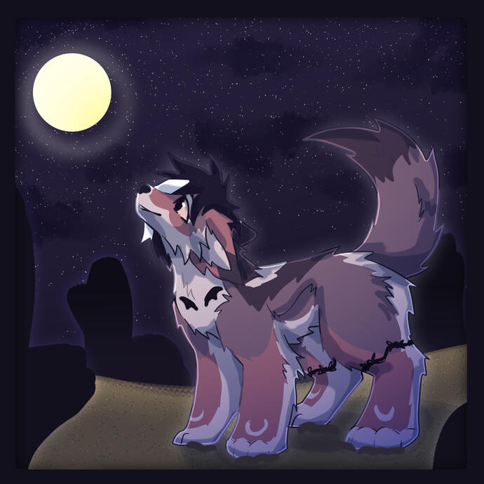 desert moon. desert moon.